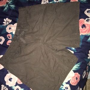 dark brown shorts